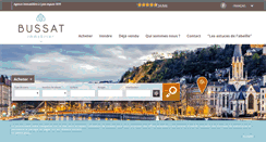 Desktop Screenshot of bussat-immobilier.com