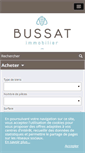 Mobile Screenshot of bussat-immobilier.com